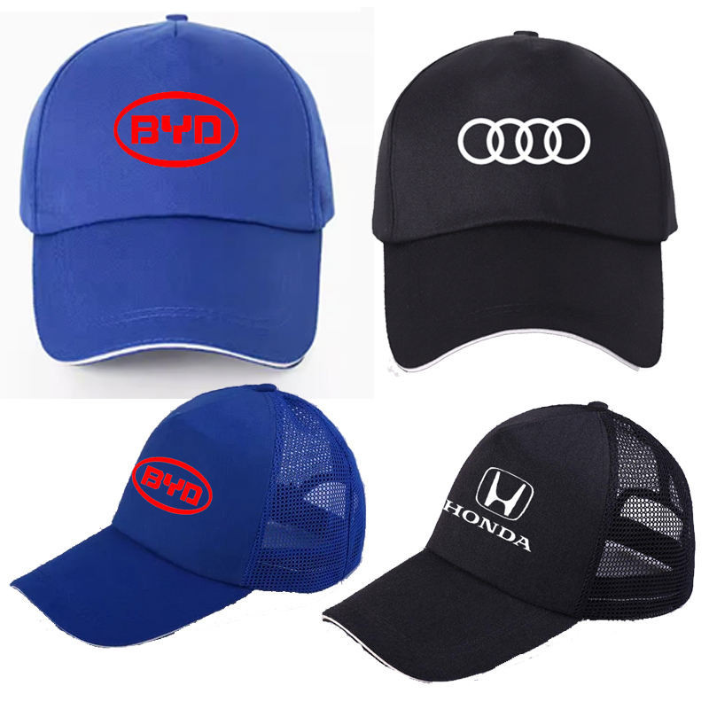 โมเดิร์น Peaked Cap ที่กําหนดเอง Volkswagen Baojun BYD Audi 4S Shop รถความงามซ่อมหมวกรถพิมพ์ผ้าฝ้าย