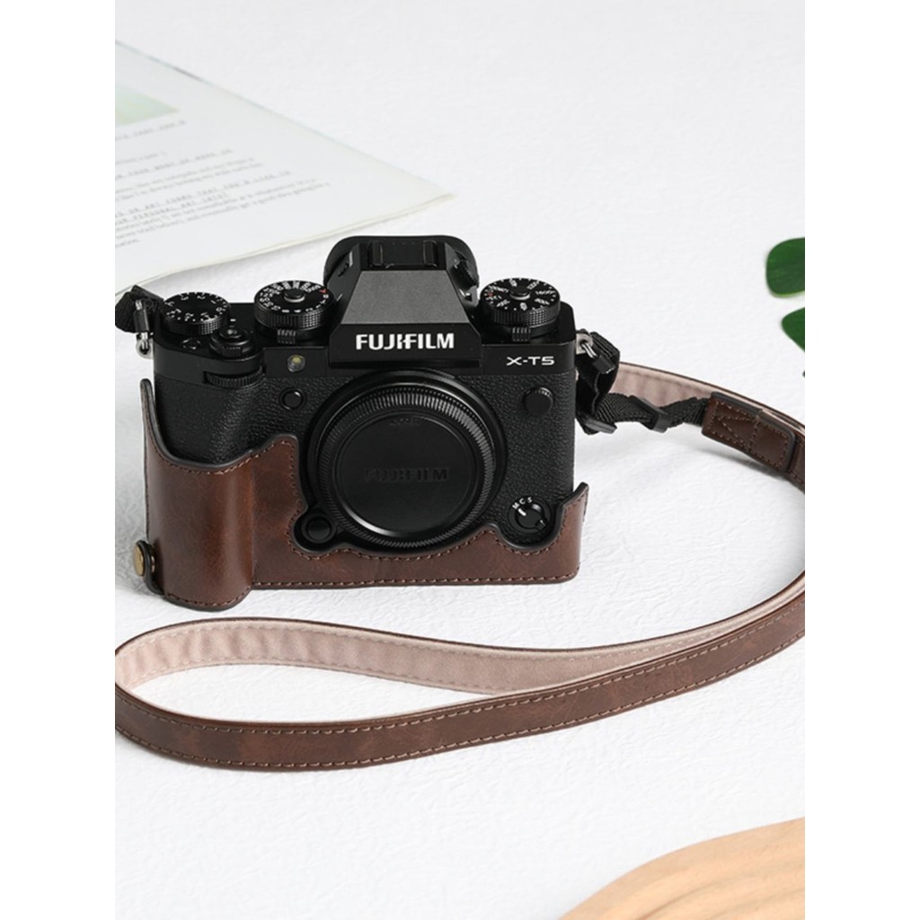 Fuji XT30 รุ่นที่สองป้องกันกรณี Xs10 กระเป๋ากล้อง XS20XT5 เคสหนัง XT3xa7XT4XT200XA5 อุปกรณ์เสริม