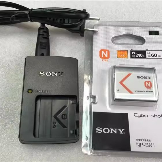 Sony DSC-W320 W510 W520 W610 W630 W690 กล้อง NP-BN1 แบตเตอรี่ + เครื่องชาร์จ