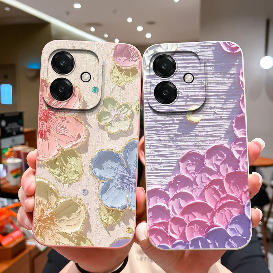 เคสโทรศัพท์สําหรับoppo A3 A3X A40 4G 5Gปลอกแฟชั่นรูปแบบการ์ตูนซิลิโคนอ่อนนุ่มปกหลังสําหรับOppoA3 A3 X OppoA40 5G Shell Capa