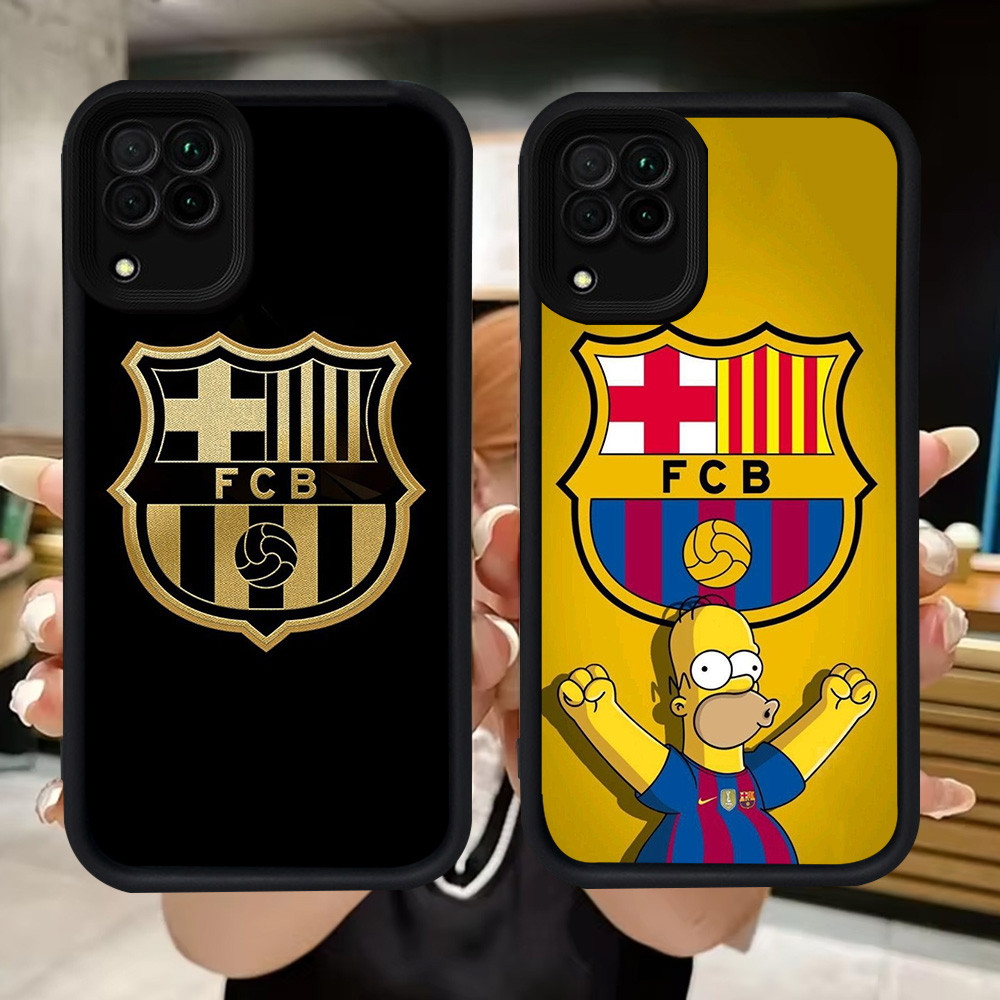 Q102 FC-Bacelona soft Casing สําหรับ Samsung F04 A04E M04 J7 Pro A12 A06 A22 A04 A05 J2 Prime 5G