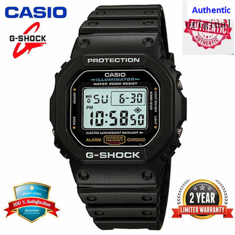 ❤ (Ready Stock) Original G-Shock DW 5600E-1V Sport Digital Watch 200M Water Resistant Shockproo