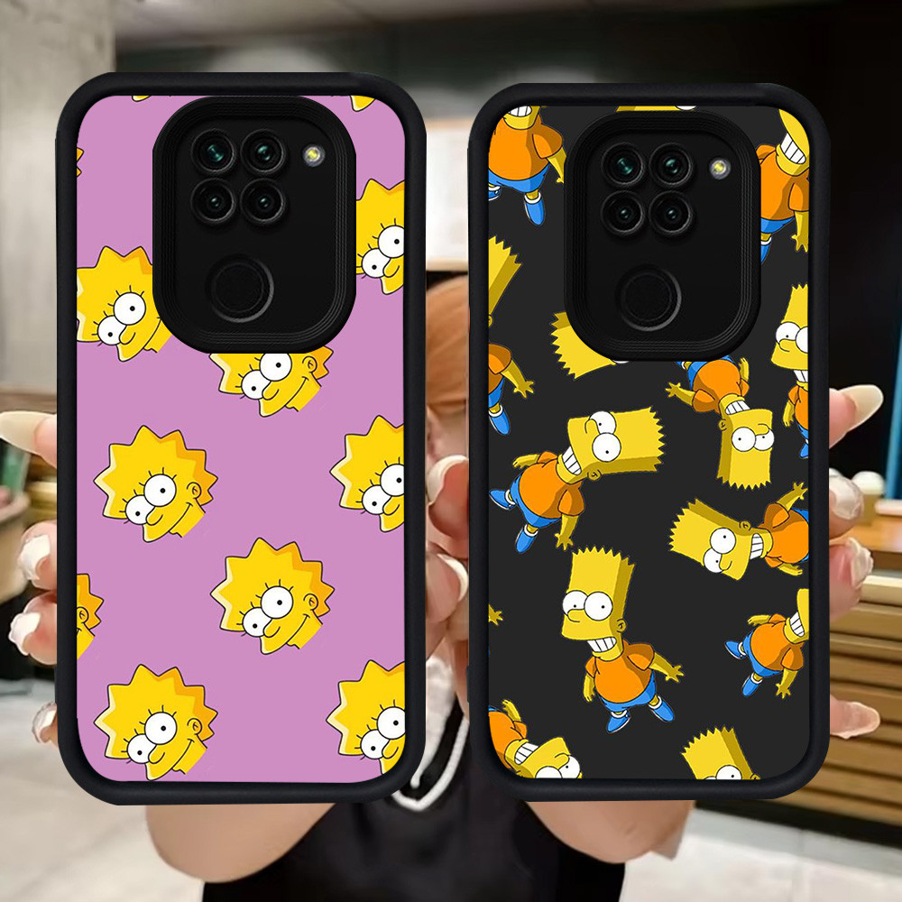 Q76 Simpson soft Casing สําหรับ Xiaomi Redmi Note 9S 9 8 Pro Max