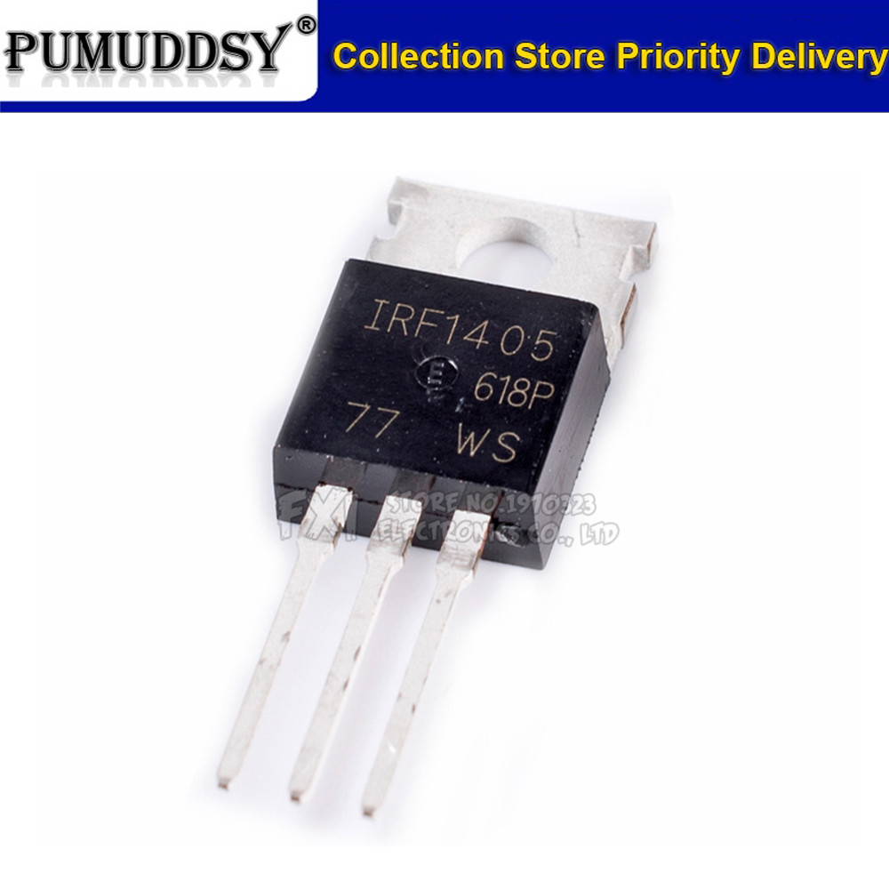 10PCS IRF1404 IRF1405 IRF1407 IRF2807 IRF3710 LM317T IRF3205 ทรานซิสเตอร์ TO-220 TO220 IRF1404PBF IRF1405PBF