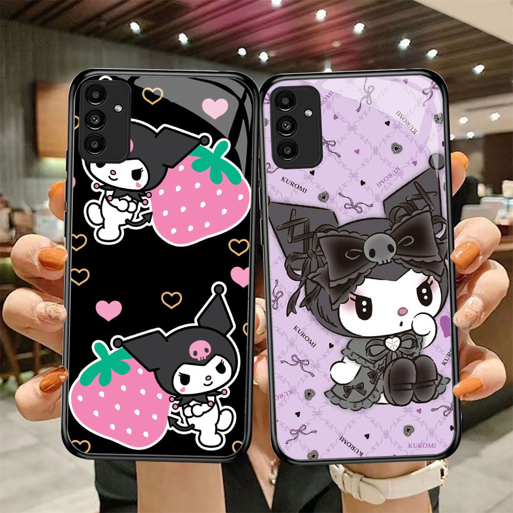 DF-82 Kuromi TPU HD แก้วสําหรับ Samsung A05S A35 A55 A24 A14 A15 A04S A34 A25 M15 A54 S21 FE Plus Ul