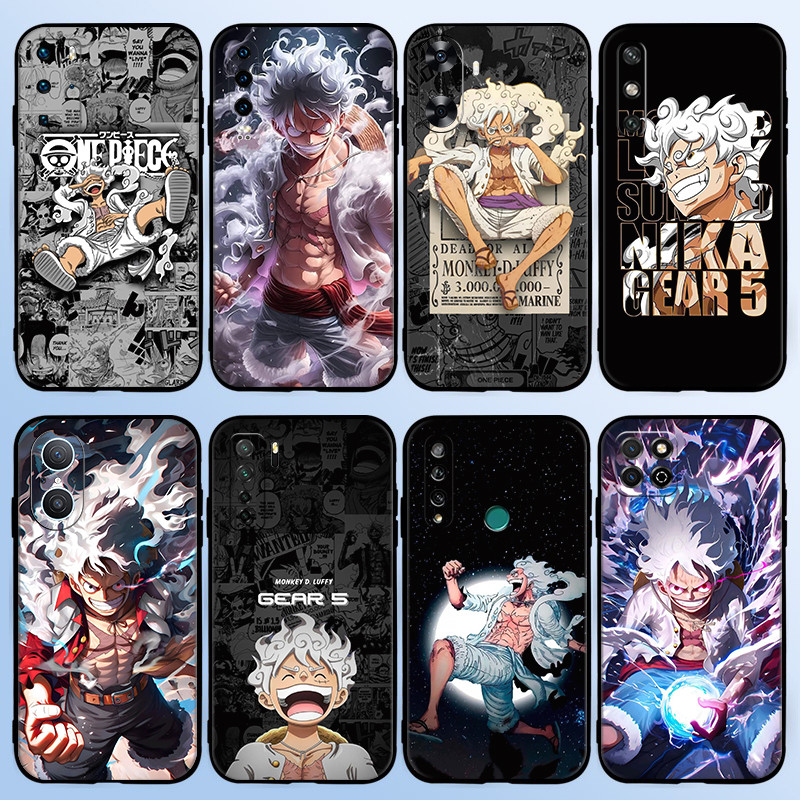 G6J อะนิเมะ One Piece Luffy Gear 5 สําหรับ Huawei P10 P20 P30 Lite Pro Y5P Y6P Y7A Y8P tpu กรณี