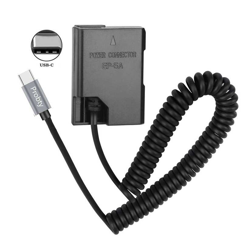 ▥ Ep-5A Usb-C อะแดปเตอร์ไฟ Kitr En-El14 En-El14a Dummy แบตเตอรี่สําหรับ Nikon D3100 D3200 D3300