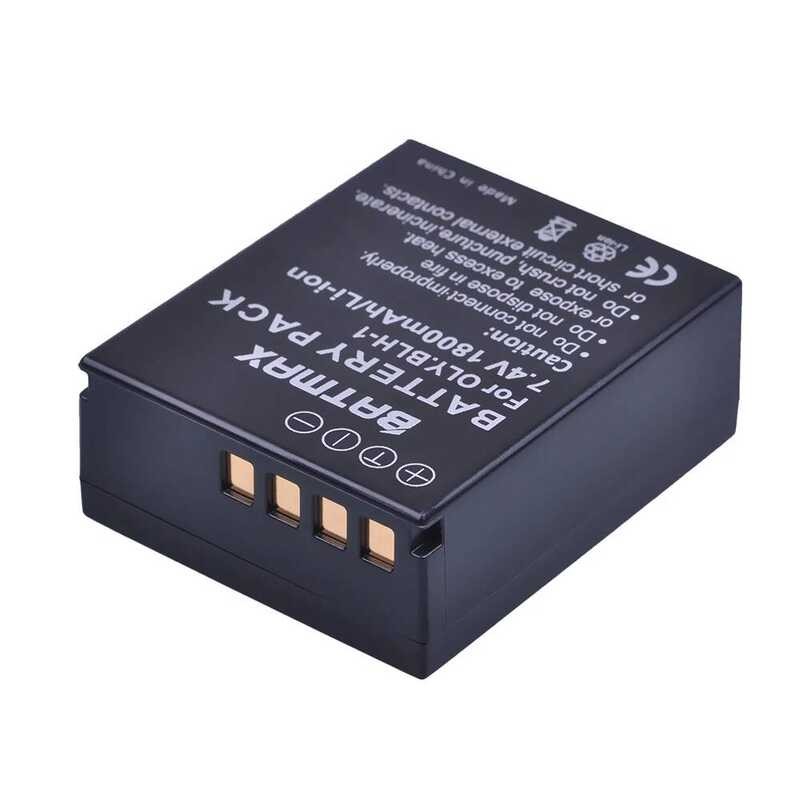 ▥ 1ชิ้น1800มิลลิแอมป์ชั่วโมงblh-1 Blh1แบตเตอรี่กล้องสำหรับo Blh-1และo Lympus E-M1 Mark Iiกล้อง