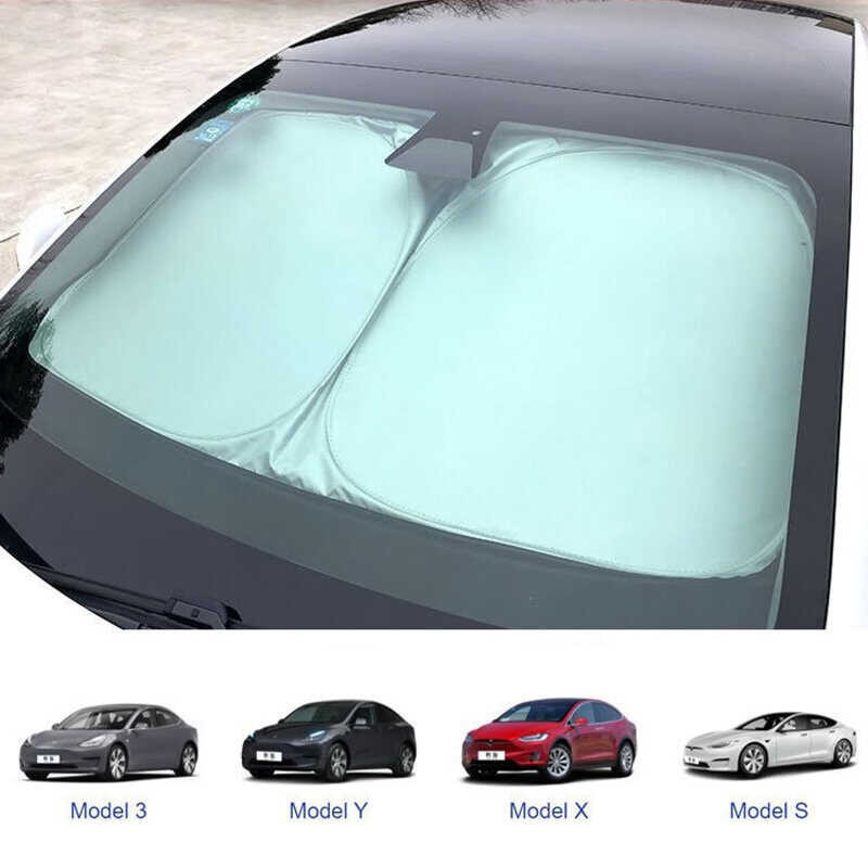 SEAMETAL Car Sunshade Heat Insulation UV Protection Suitable For Tesla Model 3/Y/X/S