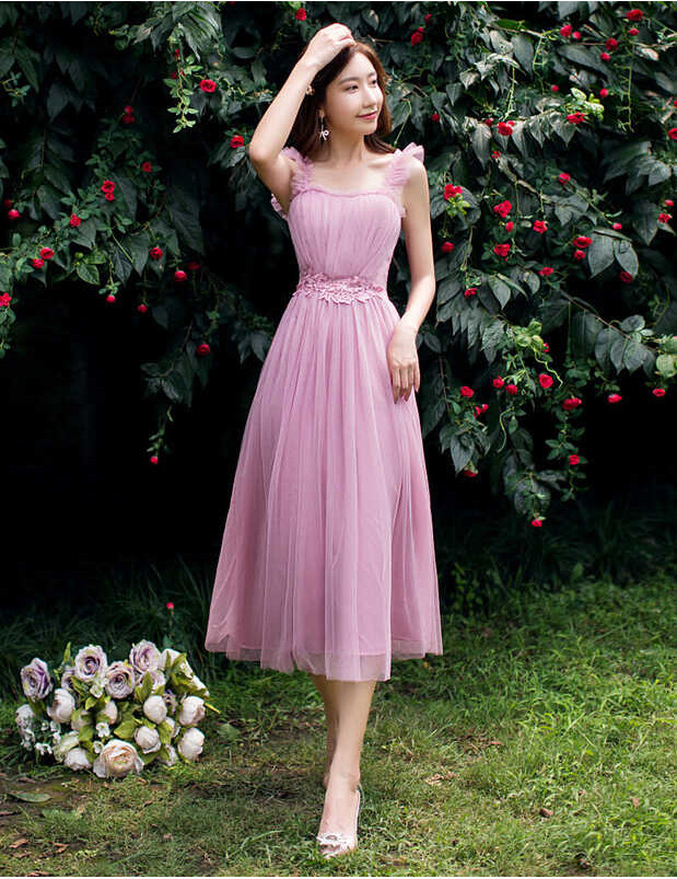 ❤ Alisa.Sonya Women Organza Tulle Formal Evening Party Bridesmaid 6 Types Pattern Full Length