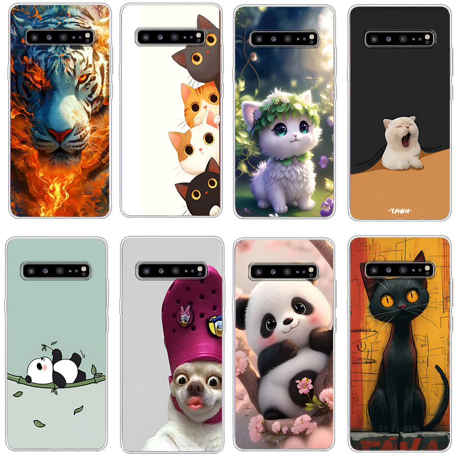 เคสสําหรับ Samsung galaxy s10 5G S10E Soft Case TPU พิมพ์ฝาครอบโทรศัพท์