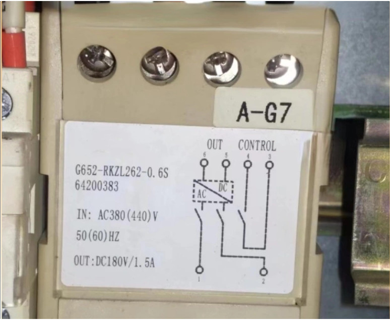 HB G652-Rzl262-0.6S Ac380(440V) DC180/1.5A