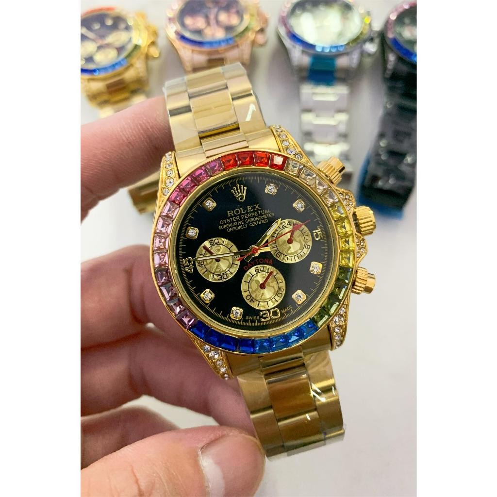 Rolex ROLEX ROLEX Universe Counter Model Daytona Series Rainbow Di Cutting Mason Watch Rui Watch