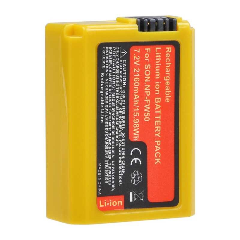 แบตเตอรี่ 158 Np-Fw50 Bateria NP Fw50 2160มิลลิแอมป์ต่อชั่วโมงส