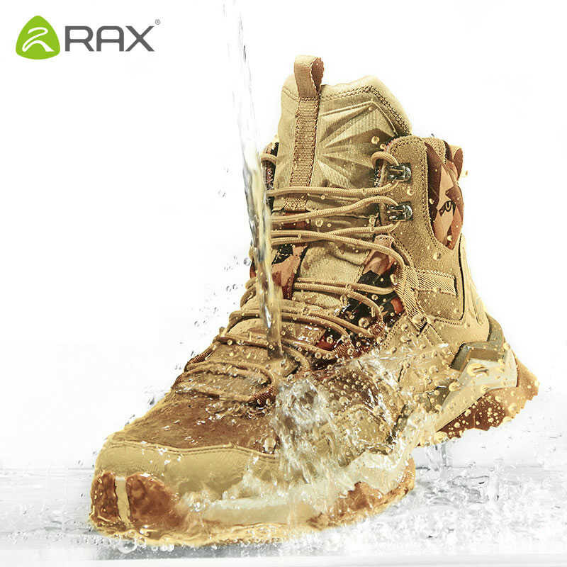 RAX 05F Mens รองเท้าเดินป่ากันน้ำรองเท้าหนังแท้รองเท้ thumbnail 3