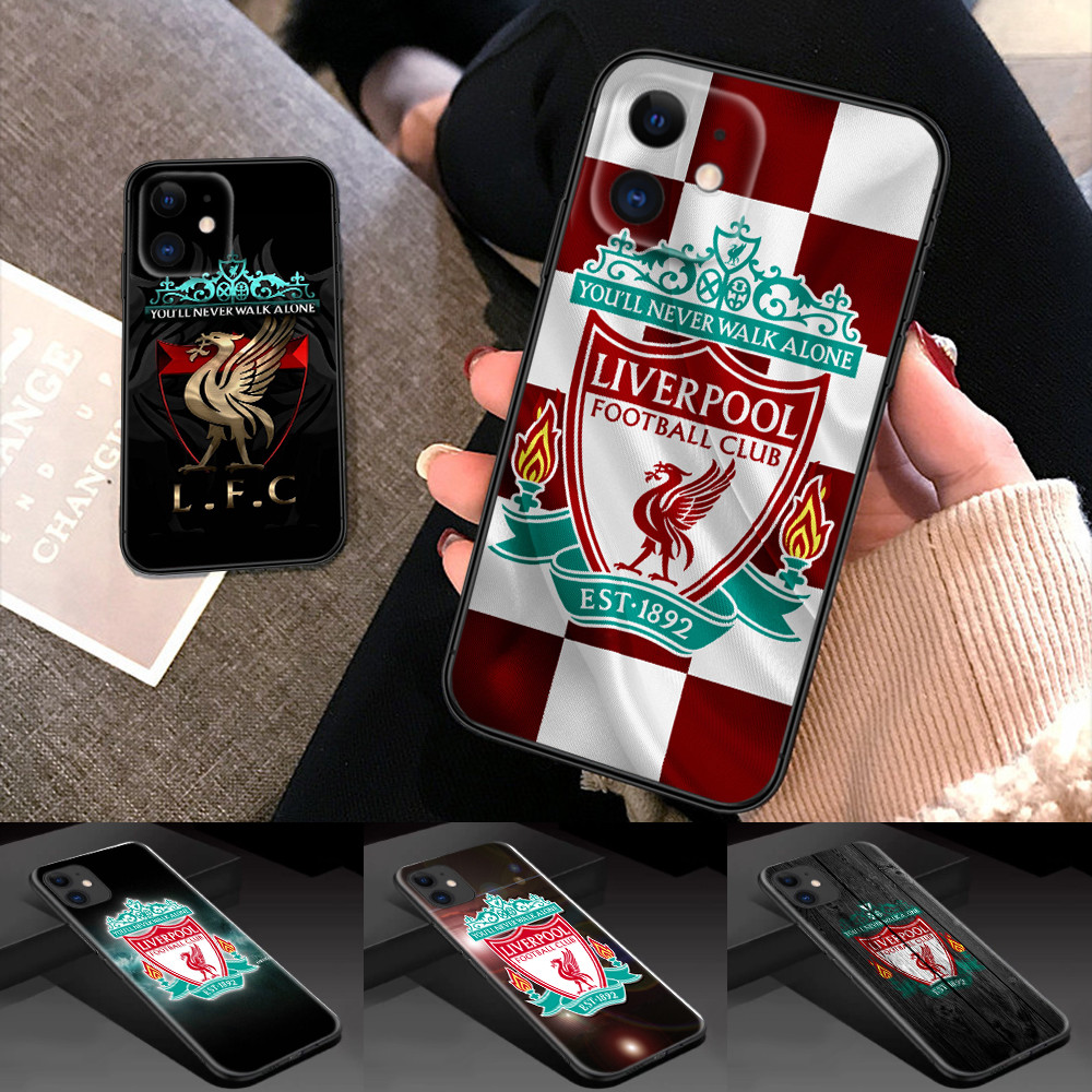 สําหรับiphone 5 5s 6 6S 7 8 Plus XR XS 11 Pro Max 12 Miniเคสโทรศัพท์นุ่มR67 ฟุตบอลโลโก้ลิเวอร์พูล