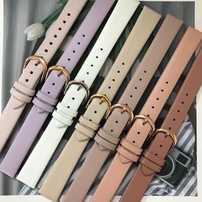 พร้อมส่ง Olivia burton สายนาฬิกาข้อมือหนังแท้ แบบนิ่ม สายนาฬิกาข้อมือ สายหนัง 12 มม. 14 มม. gty