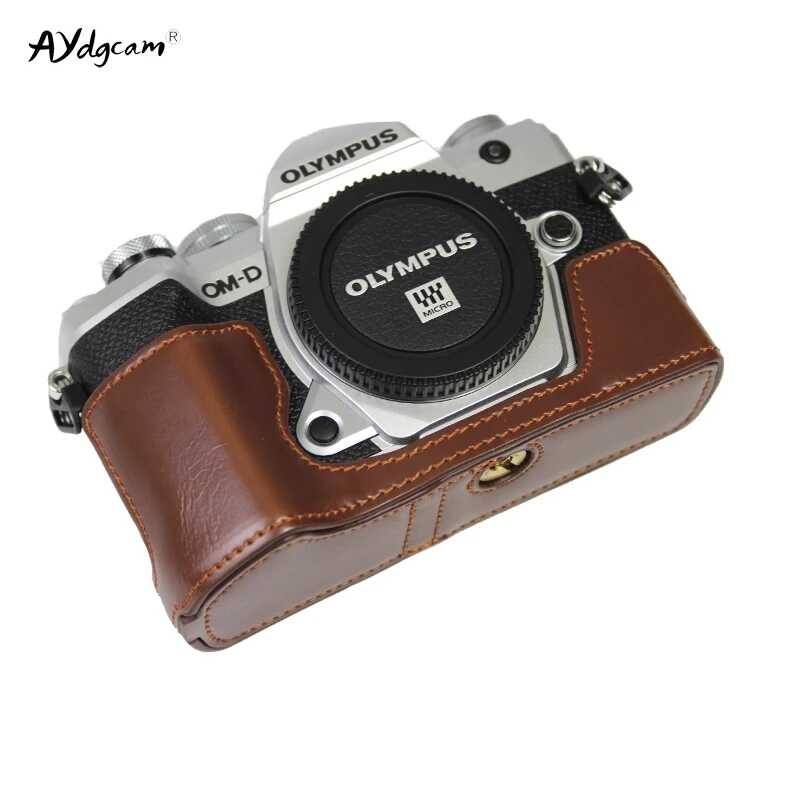 Δ กระเป๋าหนัง PU รุ่น สำหรับ Olympus OMD Em5 E-M5 Mark III Ep7 E-P7