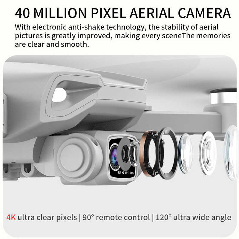 Δ LYZRC L900 PRO SE เสียงพึมพำ 4K HD กล้องคู่วิสัยทัศน์หลีกเล