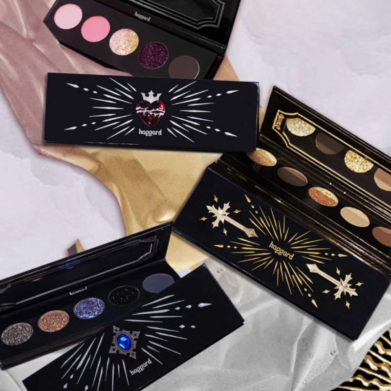 HAGGARD อายแชโดว์พาเลทเอิร์ธโทนเปลี่ยนสีมุกด้าน