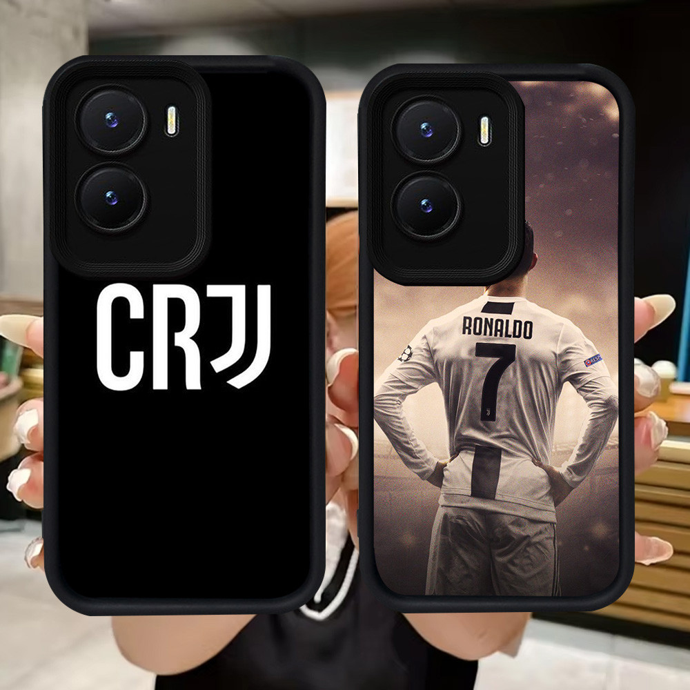 Q77 CR7 Ronaldo soft Casing สําหรับ VIVO Y35 IQOO Z9X Y01 Y01A Y55 Y75 Y56 Y15a Y16 Z9 Y15s Y22s Y22