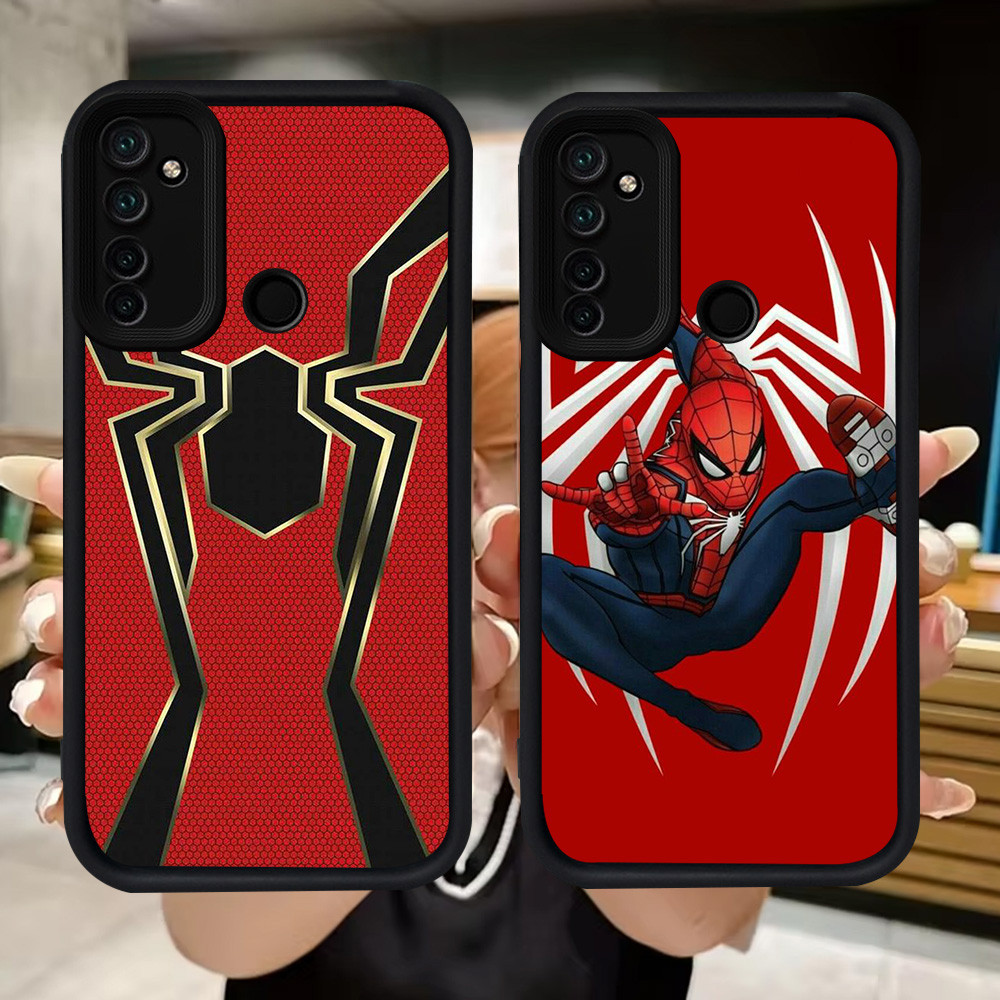 Q30 Spiderman นุ่มสําหรับ Realme C2 Narzo 10A C17 7i C75 10 5i 9i 6i 20A 5 5s C2s 14 14X 14T C71 C73