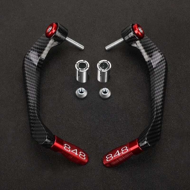 Ducati สำหรับ 848 EVO 848EVO อุปกรณ์เสริมมอเตอร์ไซค์ทุกปี 7/8" 22mm ที่จับแฮนด์ ป้องกันเบรกและคลัตช์