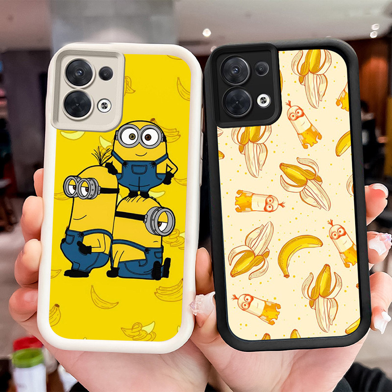 ปลอกกันกระแทกสําหรับ OPPO F21 F21S Reno 7 7Z 8 8Z Lite Pro WF28 Minions