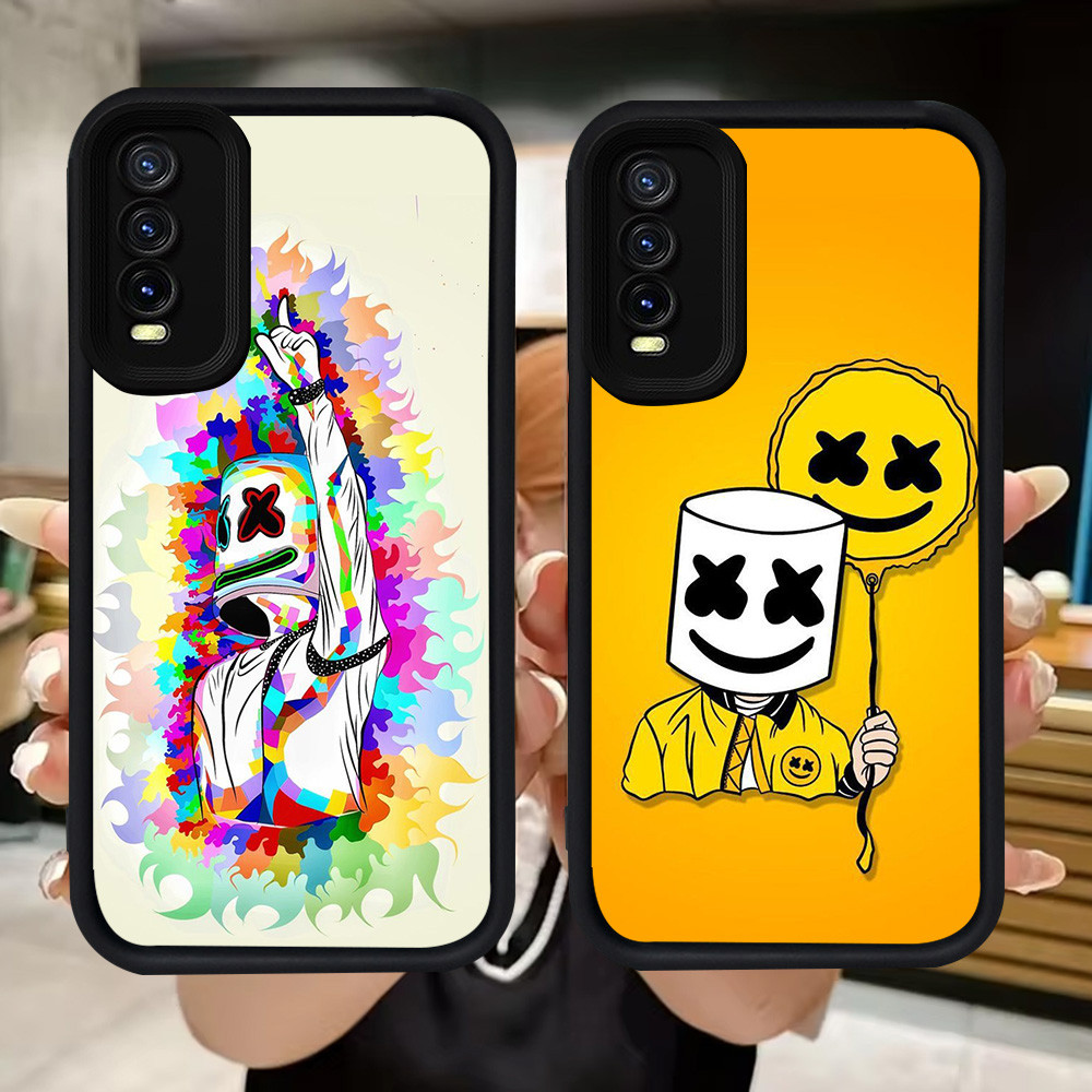 Q2 Soft Marshmallow Casing สําหรับ VIVO Y12s Y11s Y400 Y20 Y66 Y20s V15 Y20i S1 Pro Y83 V17 V19 Neo