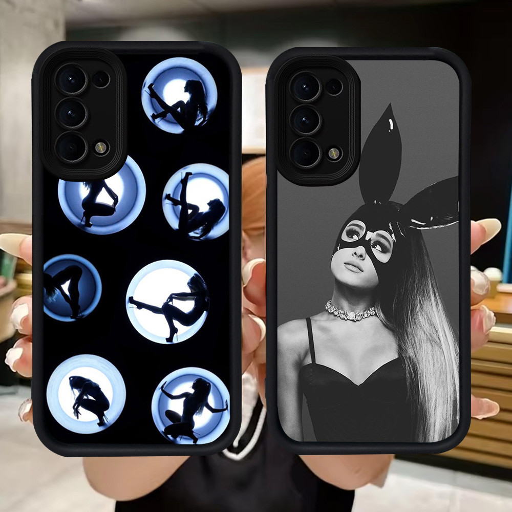 Q58 Ariana Grande soft Casing สําหรับ OPPO A16 A54S A55 A52 A74 A94 A95 A92 Reno 6 5 A16s 4 A72 5G