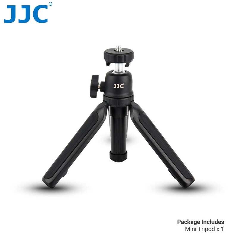 JJC กล้อง ขยายได้ขนาดเล็ก 3 ส่วน 360°แพน 90°ขาตั้งกล้องเอียงสำหรับ Canon III G7X Mark II Sony ZV-1 L