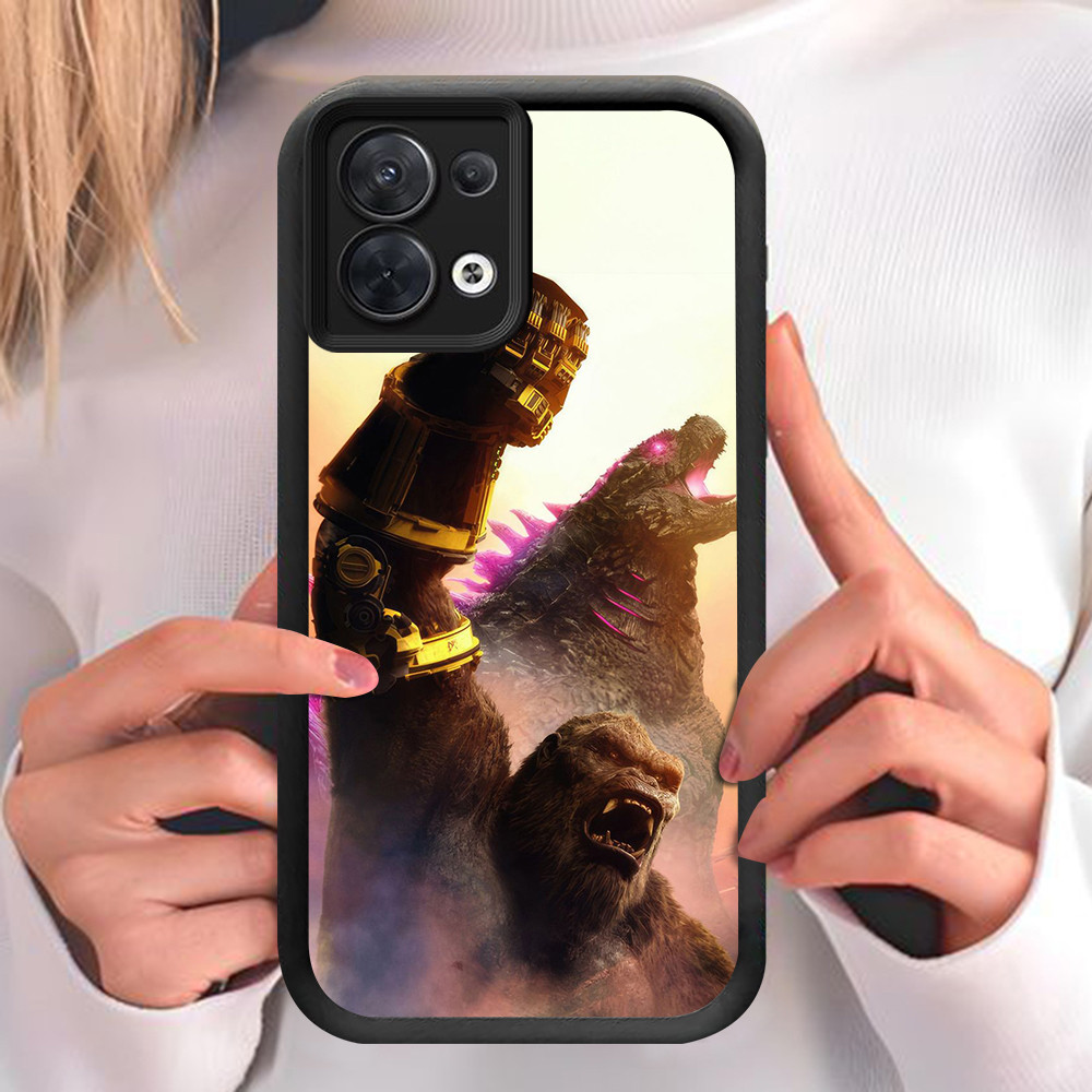 NA-36 Godzilla vs Kong2 เคสกันกระแทกสําหรับ OPPO F21 F21S K9X Reno 7 8 ค้นหา X5 Lite Pro