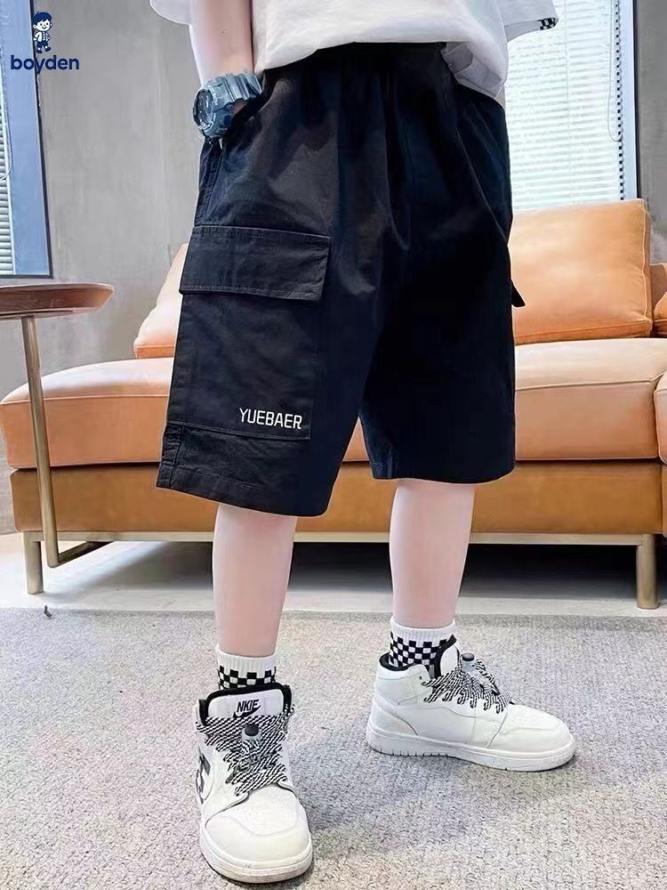 ชุดเด็กพร้อมใส่ กางเกงขาสั้น สไตล์เกาหลี สำหรับเด็กผู้ชาย