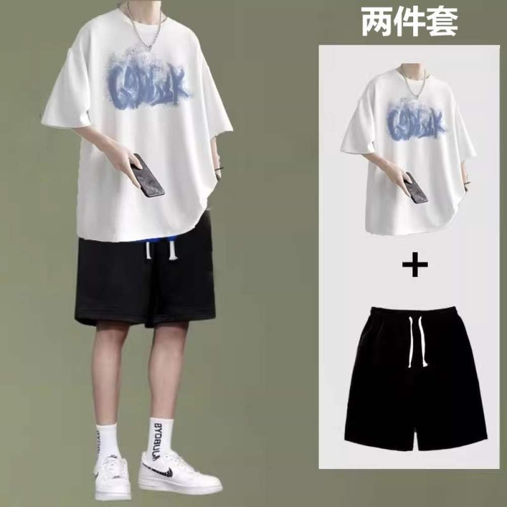 ชุดกีฬาสำหรับเด็กและเยาวชน แบบสองชิ้น สไตล์นักเรียน