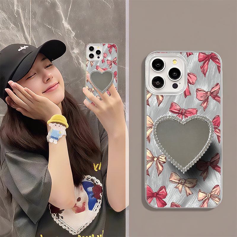 สําหรับ oppo CASE HP Premium Mirror น่ารัก Anti-scratch Softcase เคสกันกระแทก OPPOA15 A16 A17 A31202