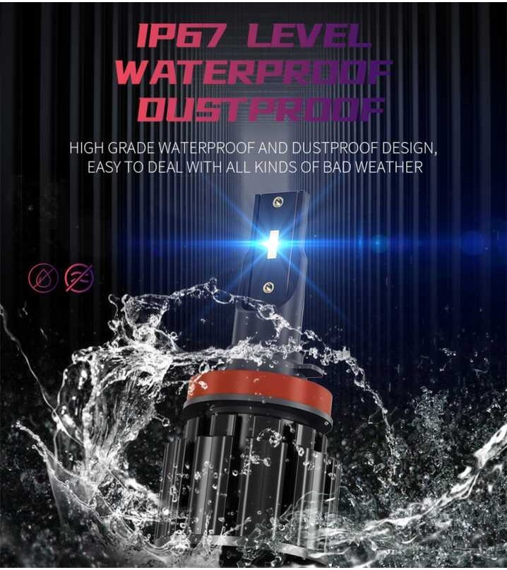 2Pcs H1 H7 LED S8 H4 8000Lm Hb3 Hb4 9012 Hir2 Led H11 H8 9006 9005 Car Headlight Bulb Diode Fog Lam