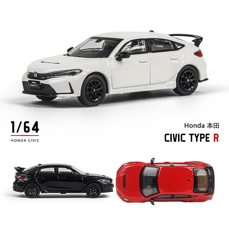 1: 64 Honda Civic รุ่น CIVIC Type R FL5 จําลองรถของเล่นตกแต่ง
