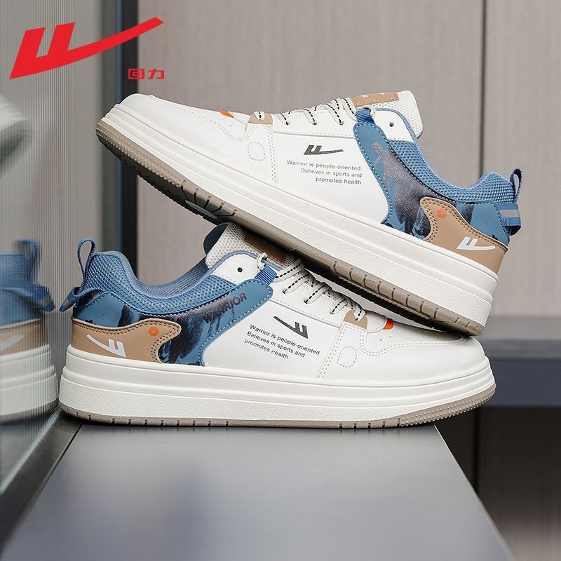 many🔥การประกันคุณภาพ🔥 Pull Back Men's Shoes, White Shoes, Men's 2024 New Winter Sports Shoes, Men