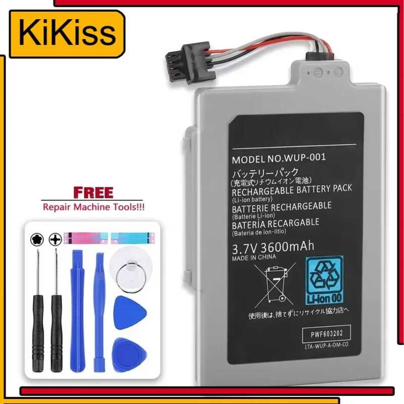 3600mAh แบตเตอรี่ for Nintendo Wii U Gamepad