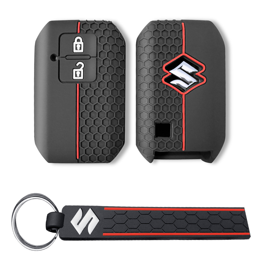 สําหรับ Suzuki Swift Embona Sierra Wagon Spacia Ertiga Jimny KeyChain Holder Protector 2017 2018 2019 2020 2021 ซิลิโคน Key Case Cover