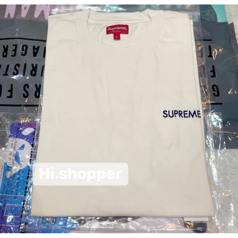 ♞,♘,♙supreme tee size L เสื้อยืดซุพรีม ของแท้ vgt