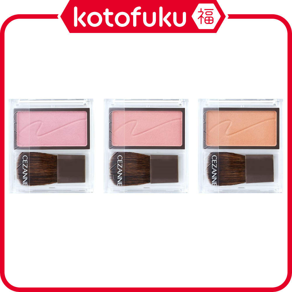 Japan Cezanne Cheek Blush 03 Milk Mauve / 04 Pure Pink / 05 Maple Apricot