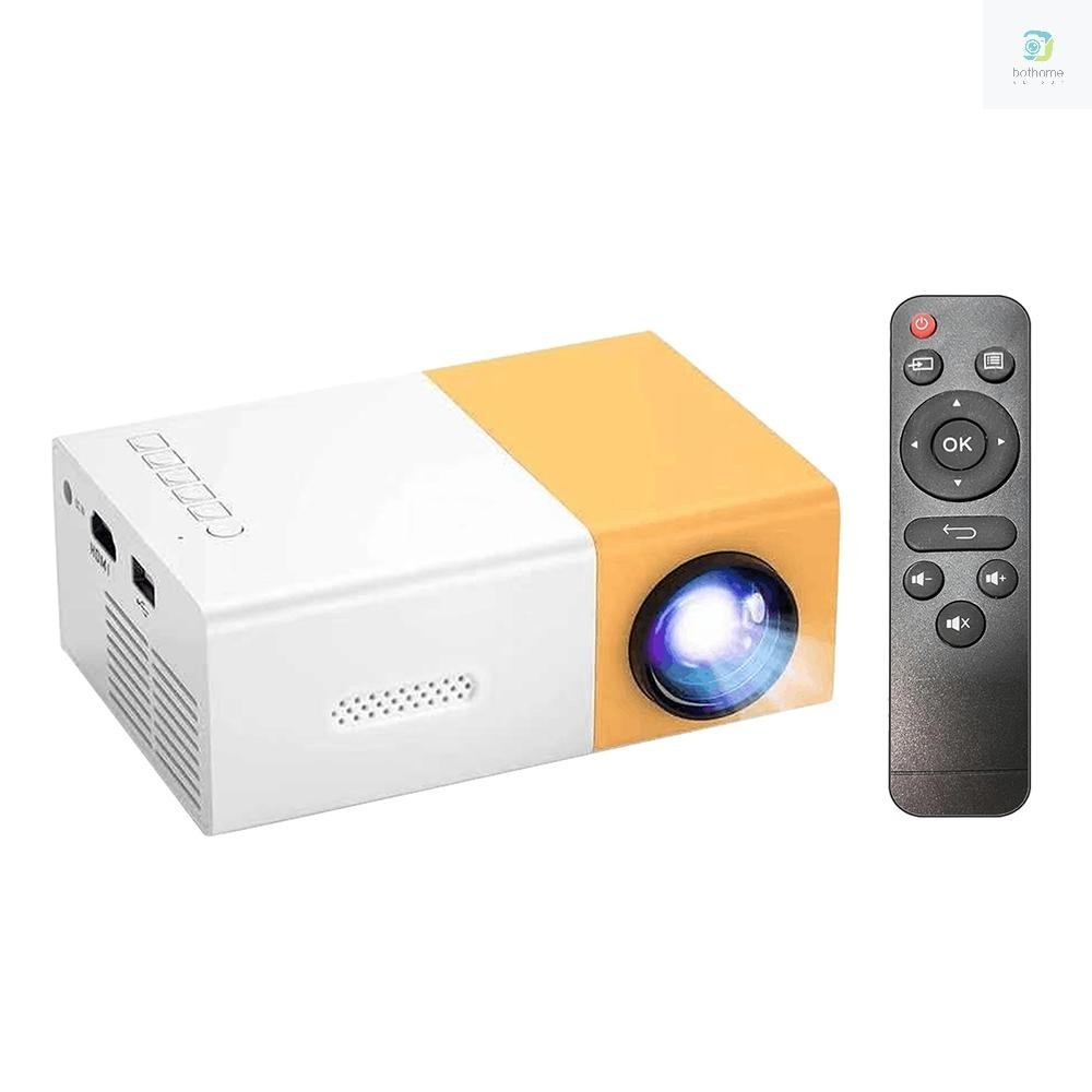 Yg300 Mini Projector Audio YG-300 HD USB Mini Projector รองรับ 1080P Home Media Player โฮมเธียเตอร์