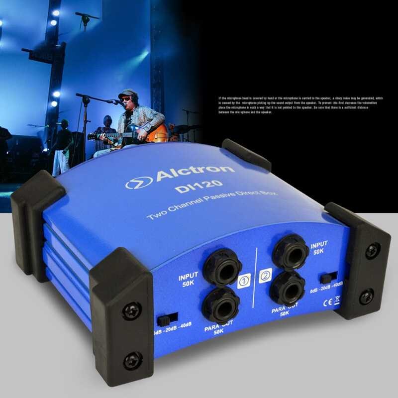 ❤ Di120 Two-Way Passive Box Impedance Converter DI BOX Stage Effect Device