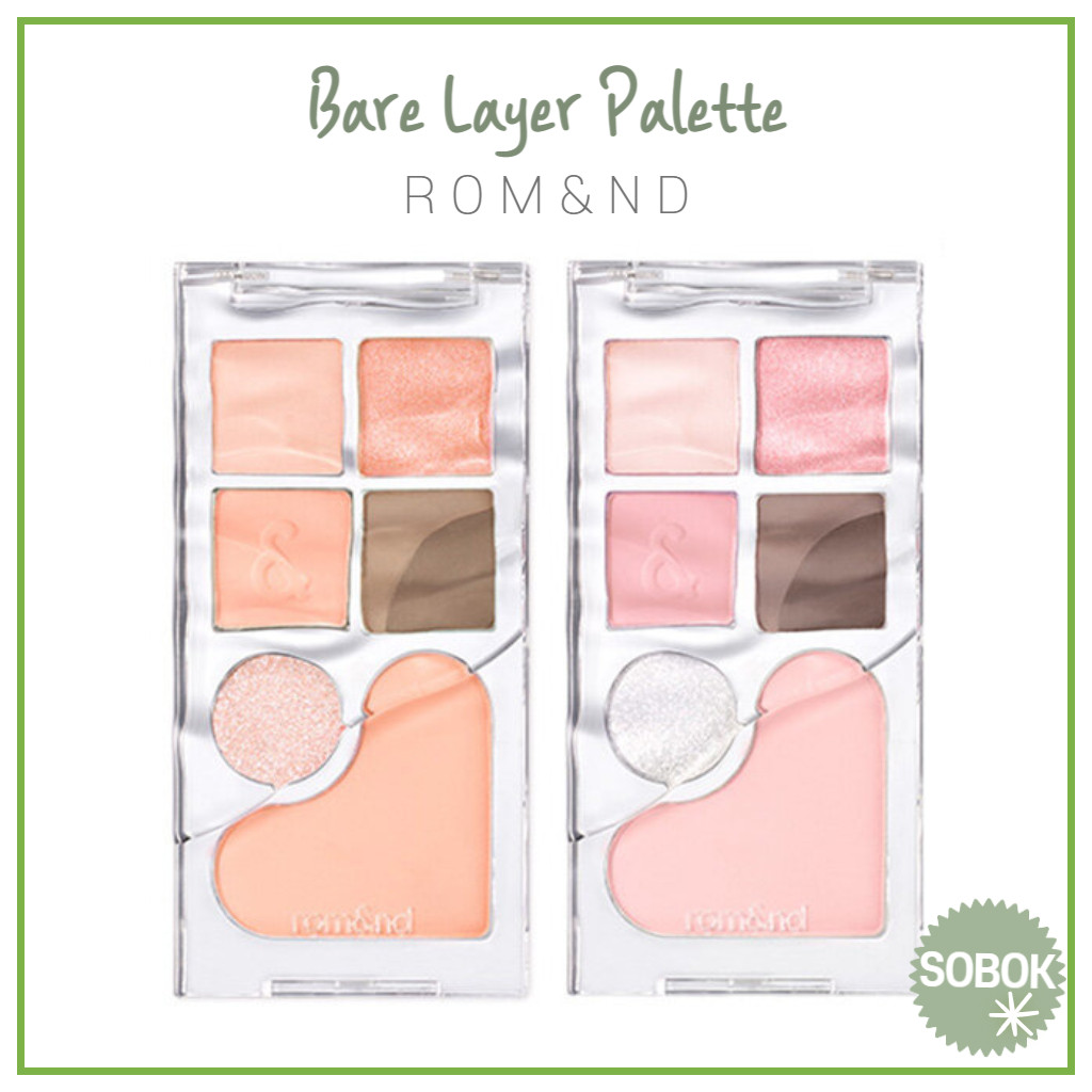 [ROM&ND] Bare Layer Palette 2 colors Romand Eye palette พาเลทอายแชโดว์ 2 สี