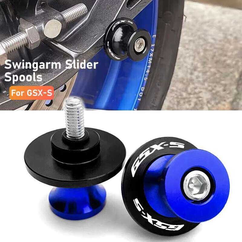 ชิ้น 2 สำหรับ SUZUKI GSX-S750 GSX-S1000 GSX-S1000GT GSX-S950 GXS 750 1000 สปูลสวิงอาร์ม CNC อุปกรณ์เ