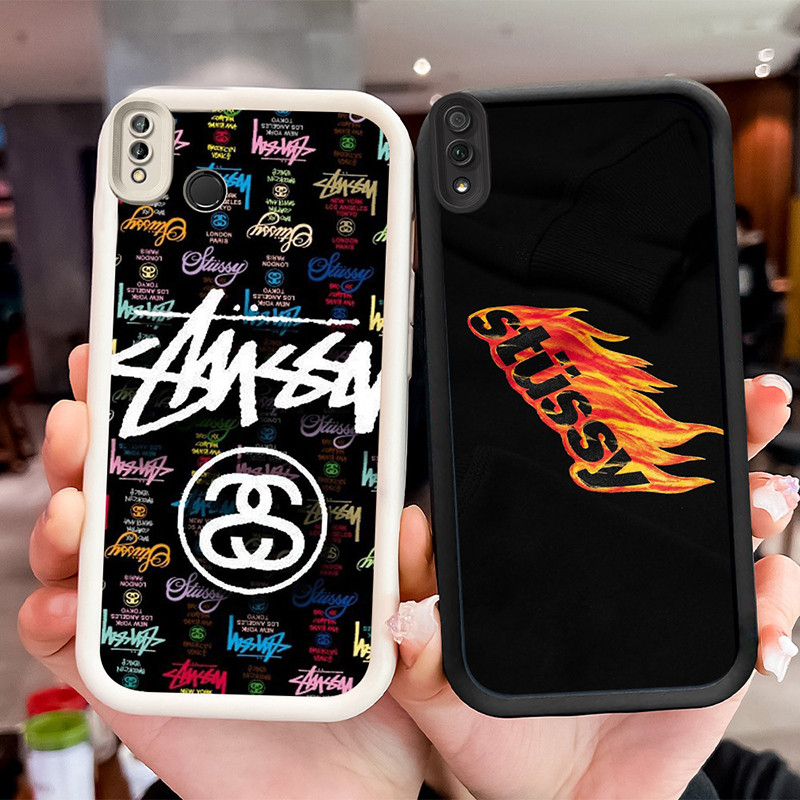 ปลอกกันกระแทกสําหรับ VIVO Y91C Y91i Y81 Y81S Y91 Y93 V9 Y95 Y66 WF9 สีสัน Stussy