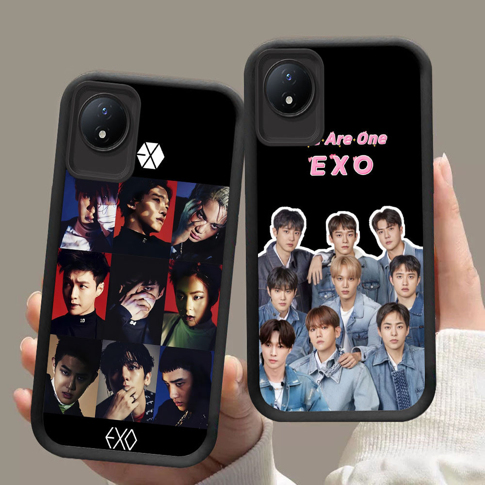 DF-109 EXO Boys Luxury Soft Casing สําหรับ VIVO Y02 Y02a Y02t V30 Y29 V30E V50 Pro