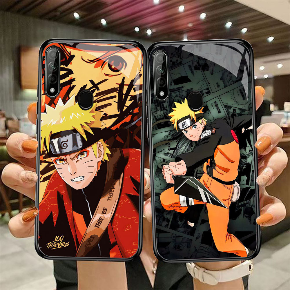 DF-49 Naruto Uzumaki TPU HD แก้วสําหรับ OPPO A31 A32 A53 A53S A33 Realme 7i C17