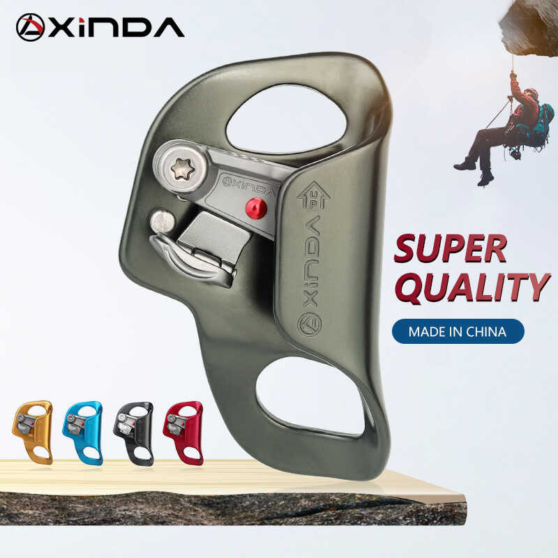 ❤ Xinda Outdoor Camping Climbing Box เชือกนิรภัยที่เพิ่มขึ้น Anti Fall Survival Trigger อุปกรณ์